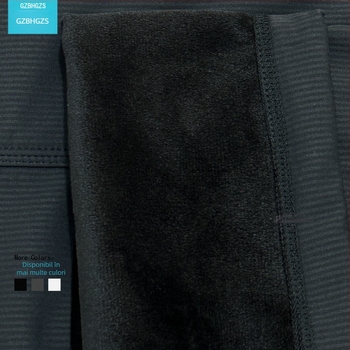 Pantaloni cargo de damă pentru toamnă-iarna, cu șnur în talie, croială lejeră, talie medie, căptuți cu fleece, amestec nylon