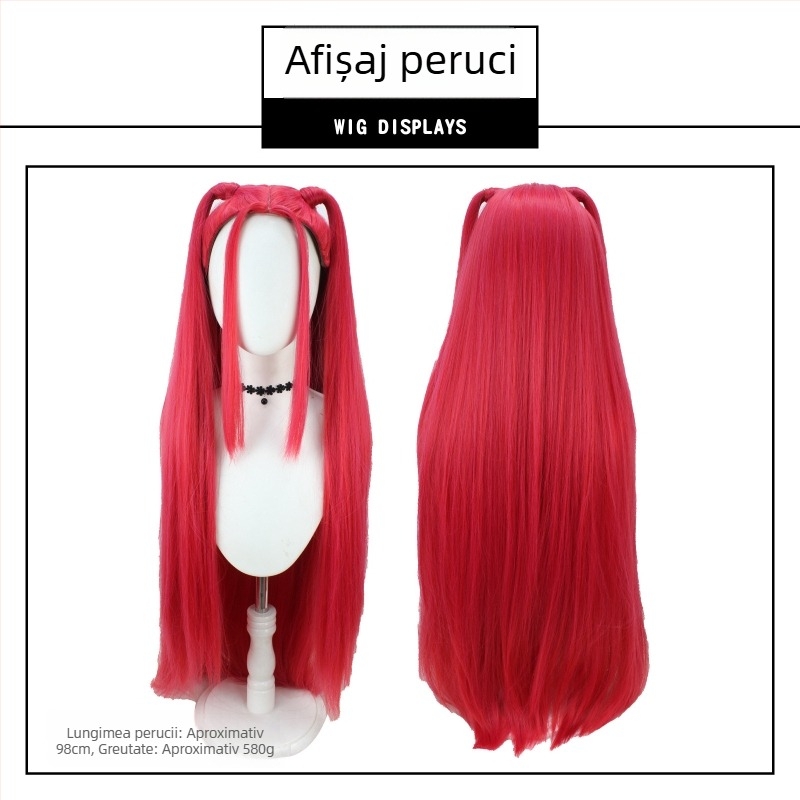 Costum cosplay Many pentru femei — PU piele cu blană artificială, pentru jocuri și animații