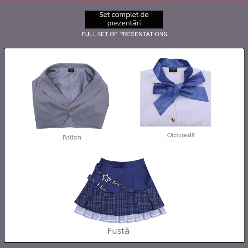 Costum cosplay pentru Honor of Kings, uniformă JK stil (amestec poliester 30-50%, iarnă 2025, roluri în joc/anime)