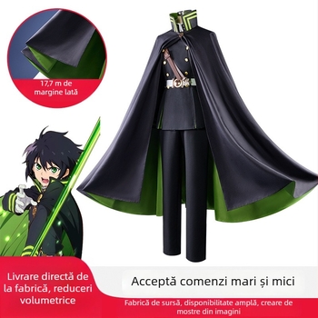 Costum cosplay cu mantie – Manmeng Shadow, pentru femei, poliester, pentru jocuri/roluri din anime, primăvara 2024