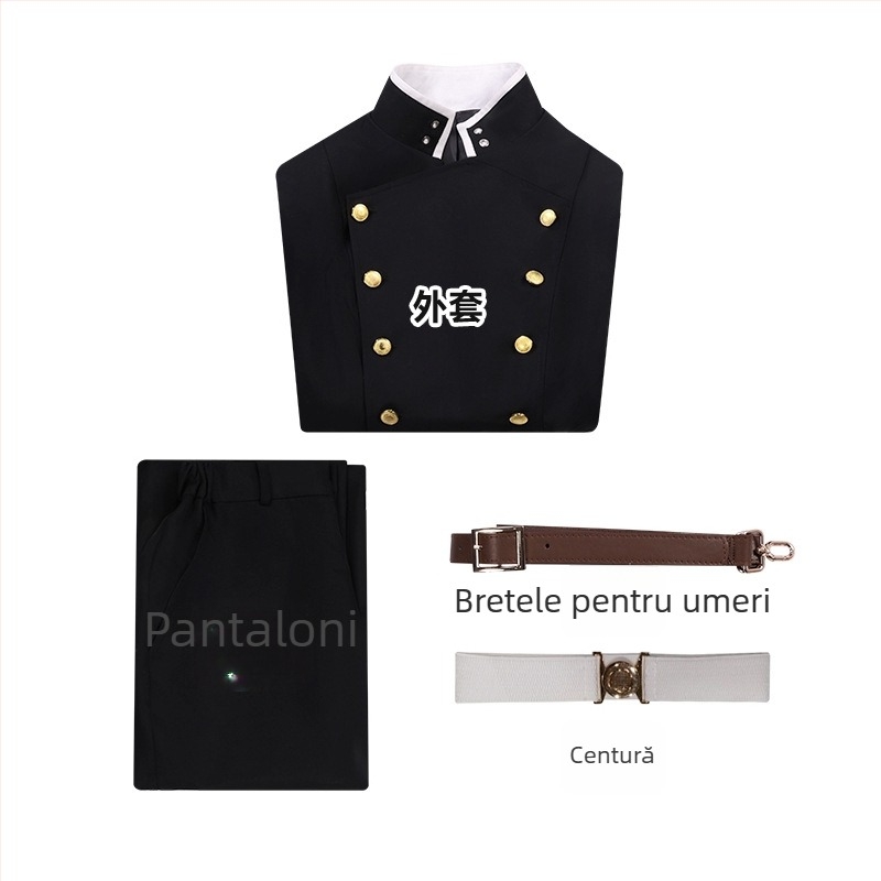 Costum cosplay cu mantie – Manmeng Shadow, pentru femei, poliester, pentru jocuri/roluri din anime, primăvara 2024