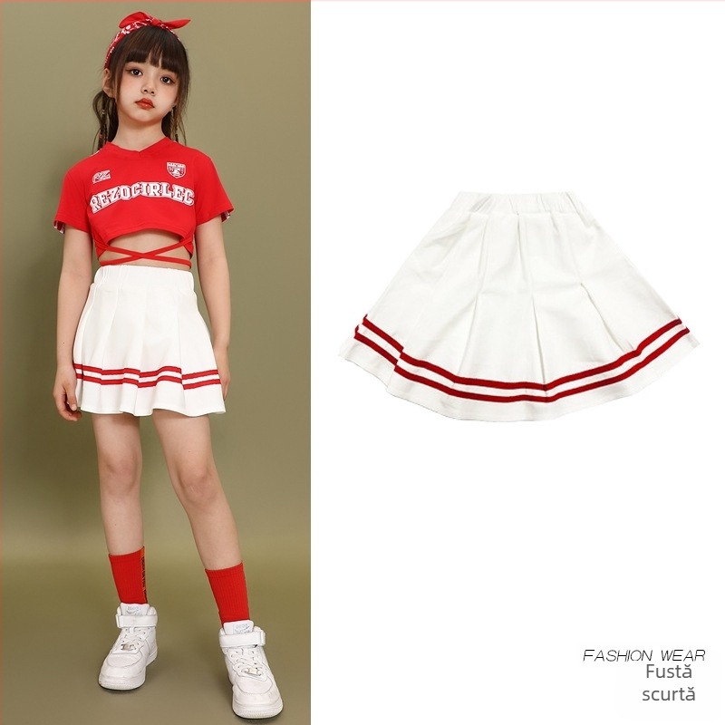 Costum de dans hip-hop pentru copii – stil coreean; 70% bumbac; pentru copii peste 8 ani; unisex