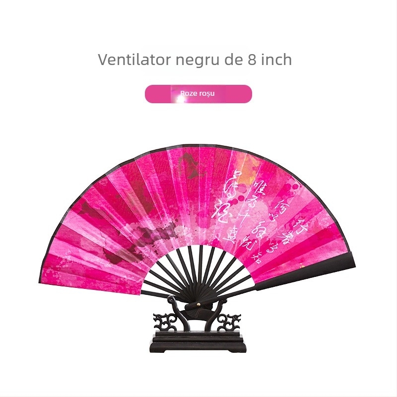 Evantai din bambus pliabil pentru practică de dans – stil chinezesc, brand Yuhong