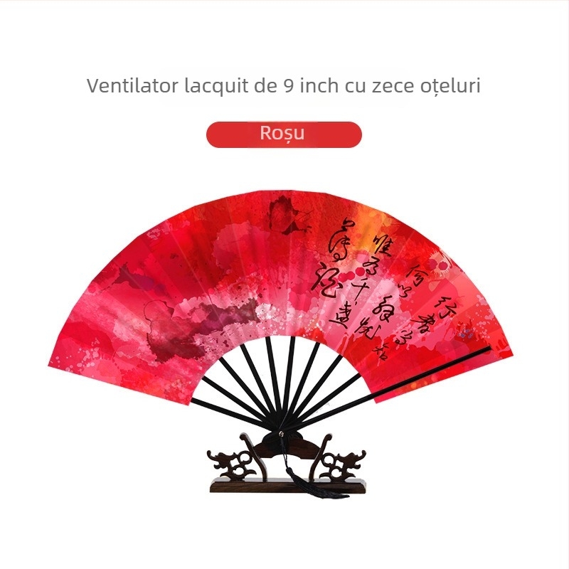 Evantai din bambus pliabil pentru practică de dans – stil chinezesc, brand Yuhong