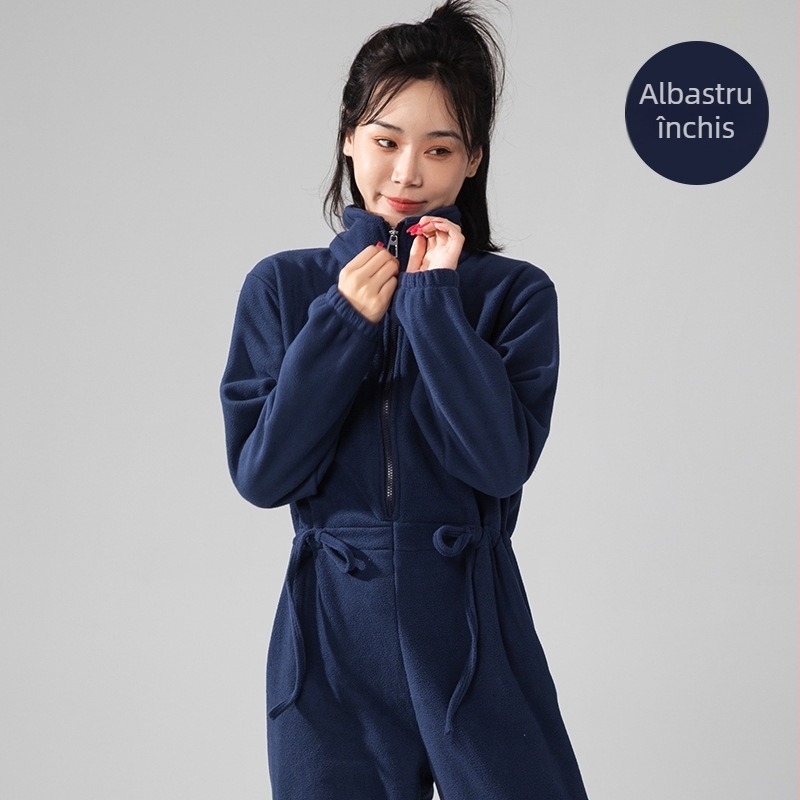 Costum de dans unibody cu căptușeală polar fleece, unisex, material poliester, potrivit pentru iarnă, toamnă și primăvară
