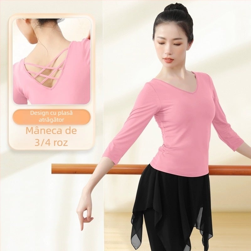 Îmbrăcăminte de dans pentru dans modern, țesătură modal, bumbac 95%, căptușeală modal cu 95% bumbac, feminin