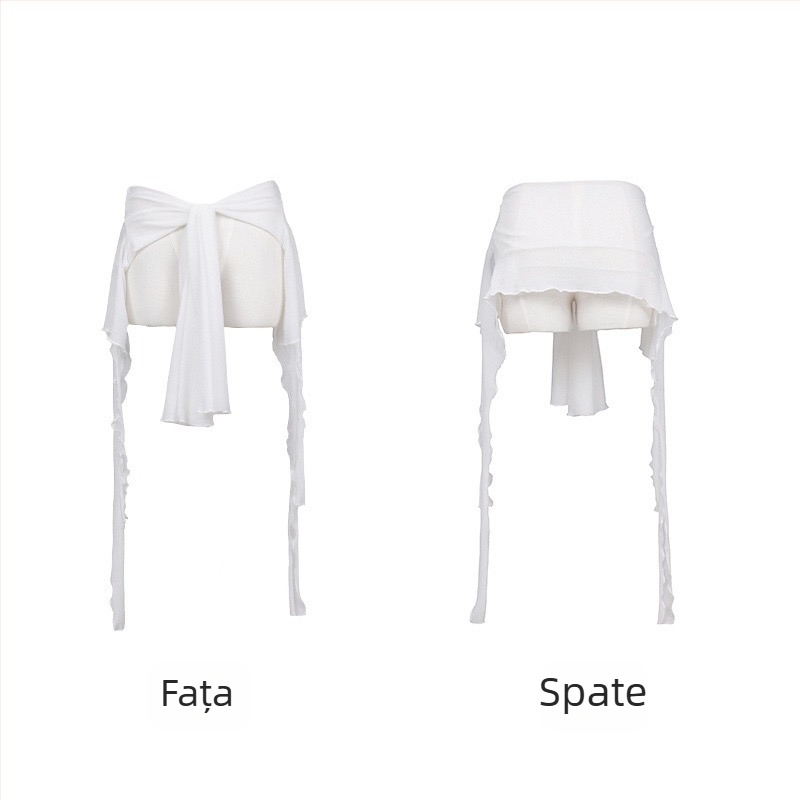 Costum de belly dance cu mâneci lungi din plasă cu franjuri, stil chinezesc, retro literar, țesătură TR, PVC până la 30%, cod produs F9899S78SSH658