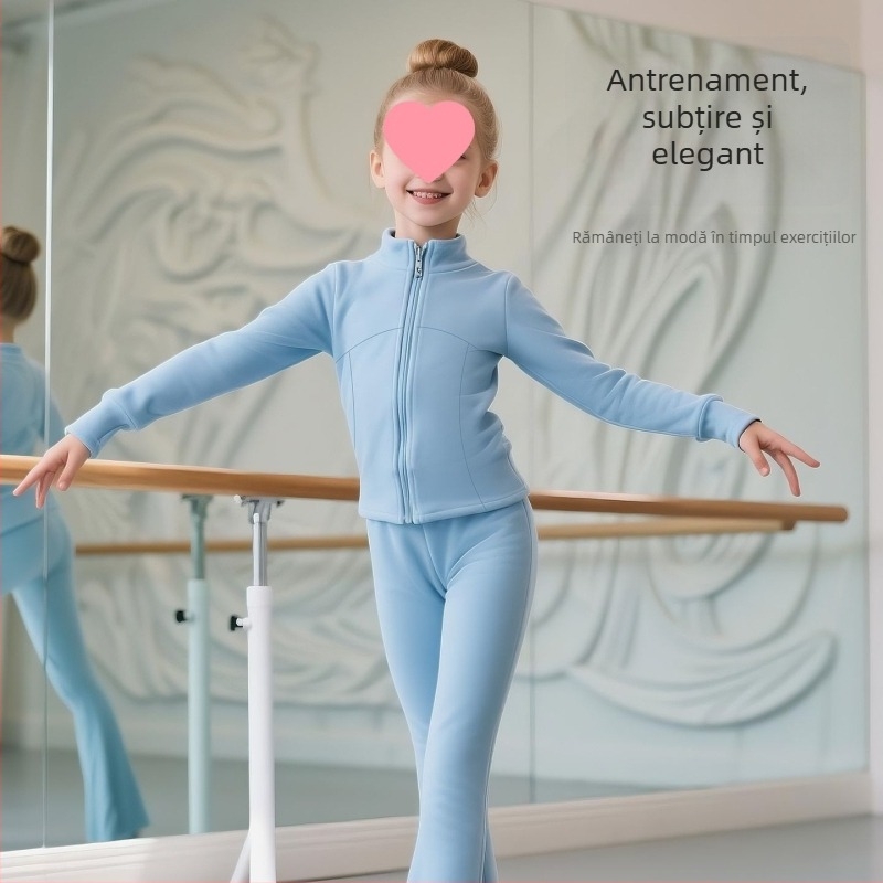 Set balet pentru copii, în stil casual-coreean (lansare primăvara 2025; țesătură Derong; compoziția principală: Alte; conținut: 90–95%)