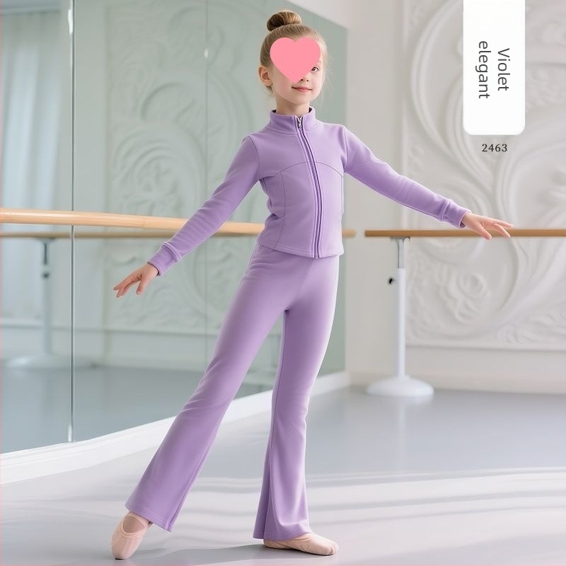 Set balet pentru copii, în stil casual-coreean (lansare primăvara 2025; țesătură Derong; compoziția principală: Alte; conținut: 90–95%)