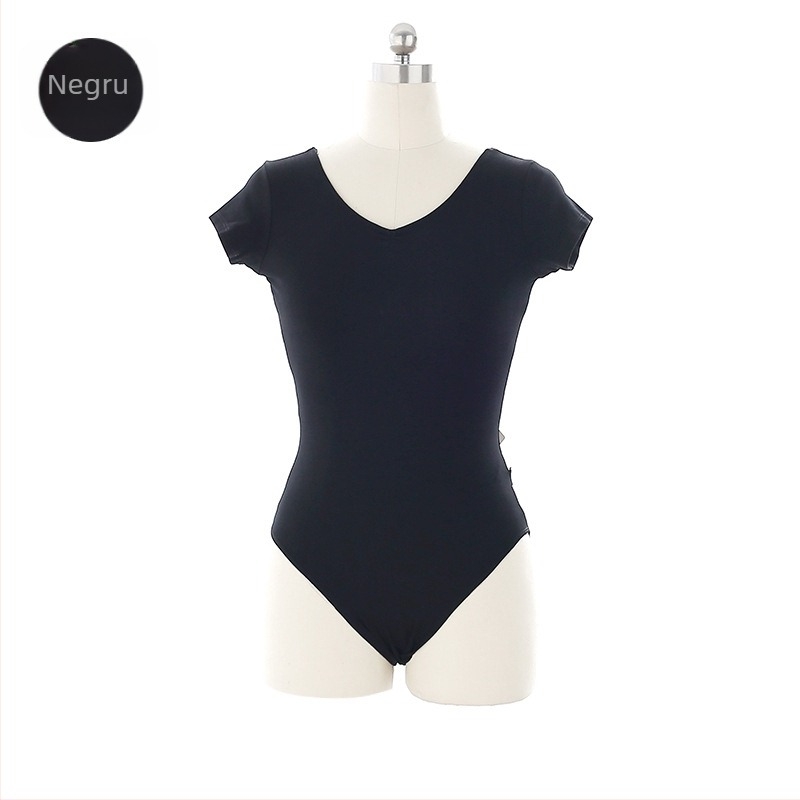 bodysuit balet pentru adulți – dans modern, bumbac-elastan 95/5, căptușeală 5% elastan, primăvară