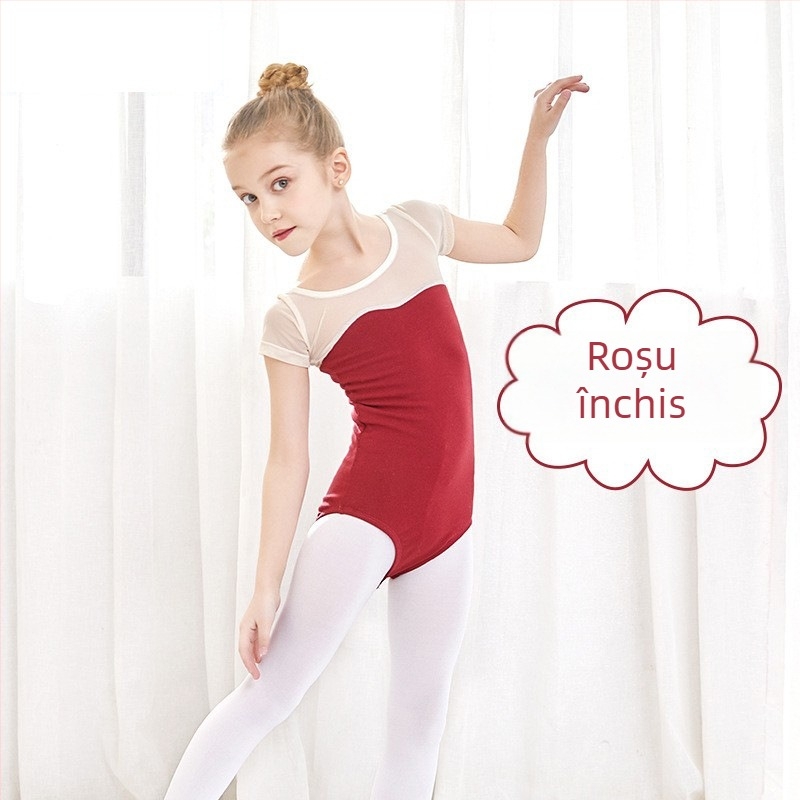 Rochie de balet pentru fete, vară - bumbac elastic 95%, țesătură moale, AQL 2.5, pentru copii 8+ ani