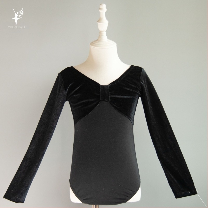 Costum de dans pentru copii, pentru repetiții, din 95% bumbac pieptănat, pentru vârsta de peste 8 ani, toamnă