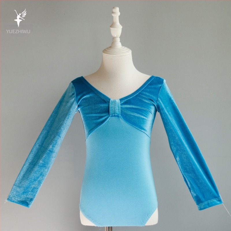 Costum de dans pentru copii, pentru repetiții, din 95% bumbac pieptănat, pentru vârsta de peste 8 ani, toamnă