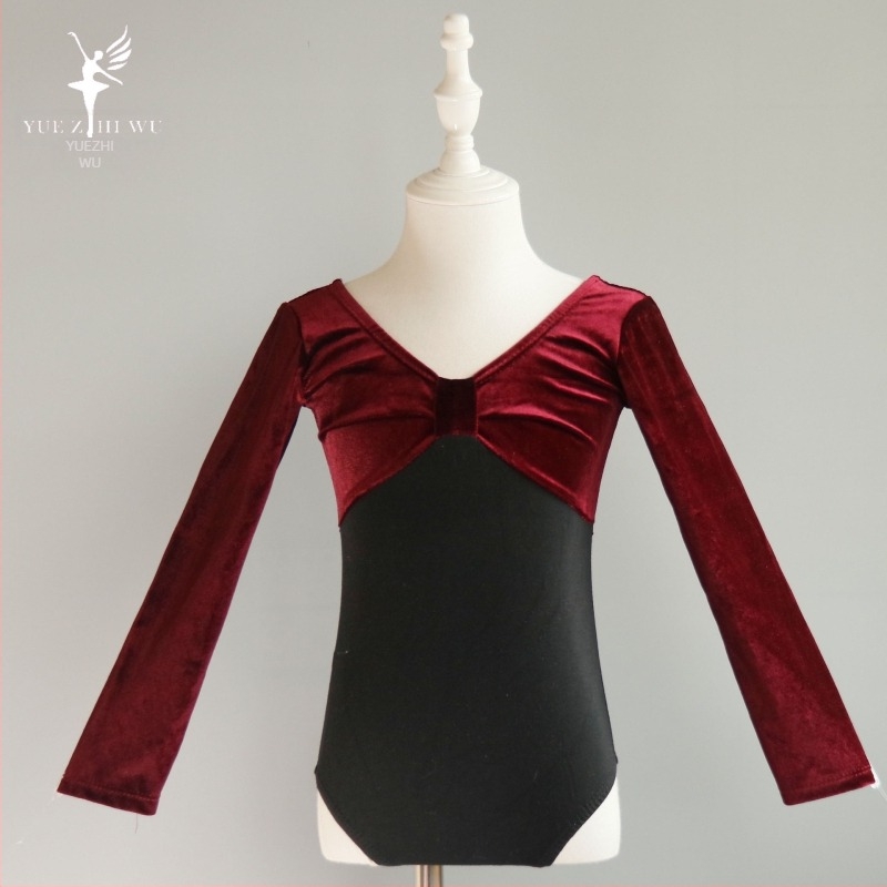 Costum de dans pentru copii, pentru repetiții, din 95% bumbac pieptănat, pentru vârsta de peste 8 ani, toamnă