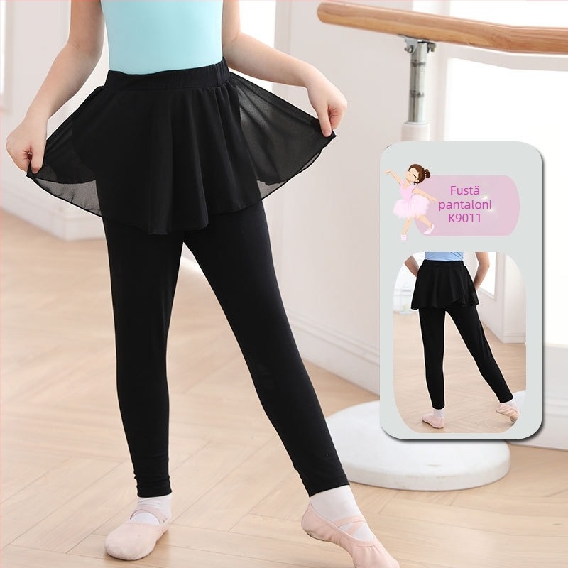 Pantaloni de practică pentru copii pentru balet, dans chinezesc și dans popular — amestec de bumbac, 95% bumbac
