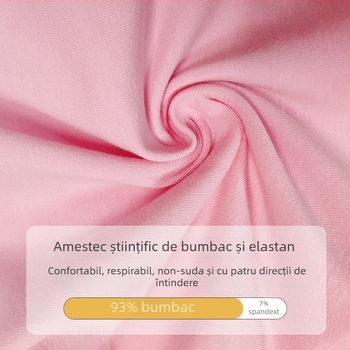 Capeisa Rochie de balet pentru copii, din bumbac, dintr-o bucată, pentru antrenament, fete, 3–8 ani (Bumbac 93%)