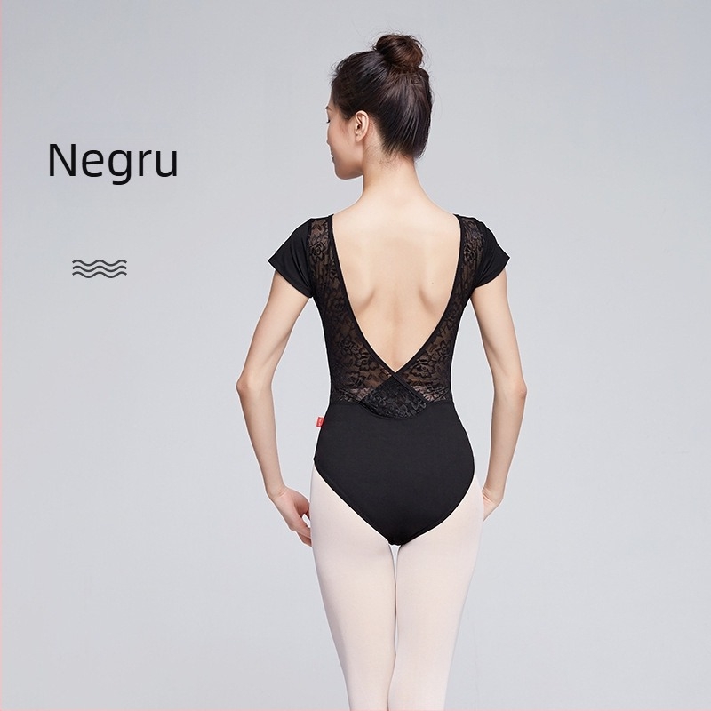 Unitard de balet pentru femei adulte, material nylon 75% cu căptușeală de nylon 80%, potrivit pentru balet și dans modern
