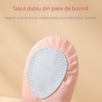 Speed Angel pantofi de dans pentru copii, fără șireturi, pentru practică, din PU și bumbac