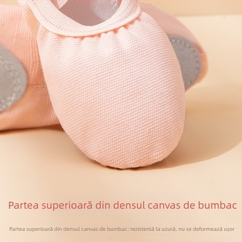 Speed Angel pantofi de dans pentru copii, fără șireturi, pentru practică, din PU și bumbac