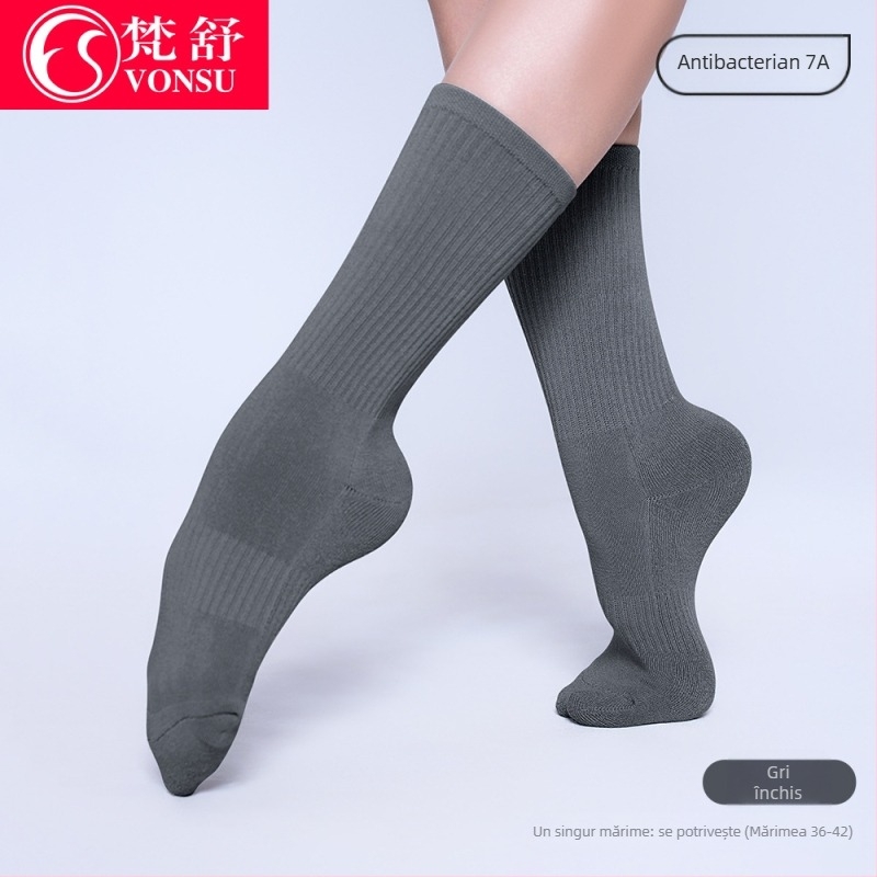 Șosete de dans pentru balet modern și clasic — antiderapante, lungime medie, unisex, îngroșate pentru antrenament