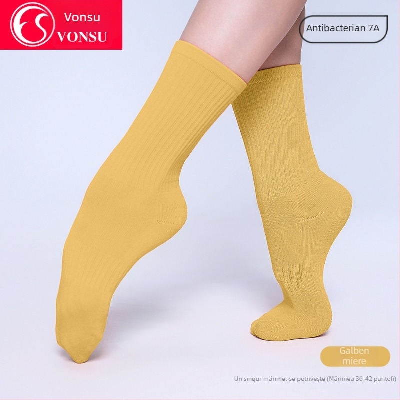 Șosete de dans pentru balet modern și clasic — antiderapante, lungime medie, unisex, îngroșate pentru antrenament