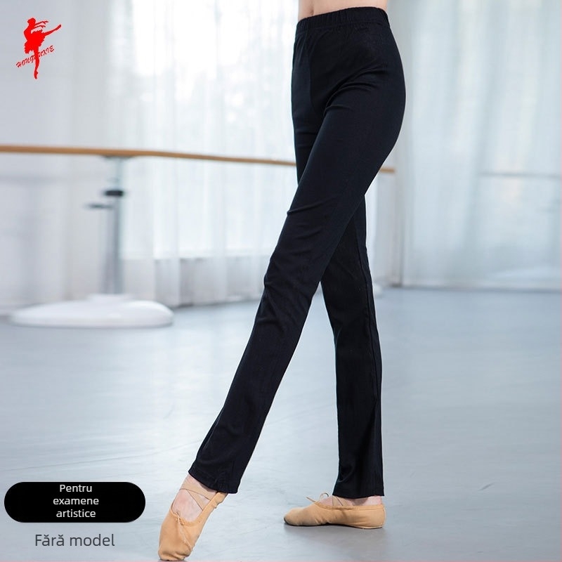 Pantaloni de dans pentru copii – dans pătrățel; material: amestec nylon; căptușeală: nylon; purtare pe tot timpul anului; potriviți pentru balet, dansuri latino și standard național; pentru fete