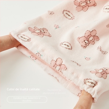 Protecții pentru mâneci pentru copii, din bumbac 100%, anti-murdărie, toamnă-iarnă, model desen animat, pentru vârstele 1-3 și 3-8