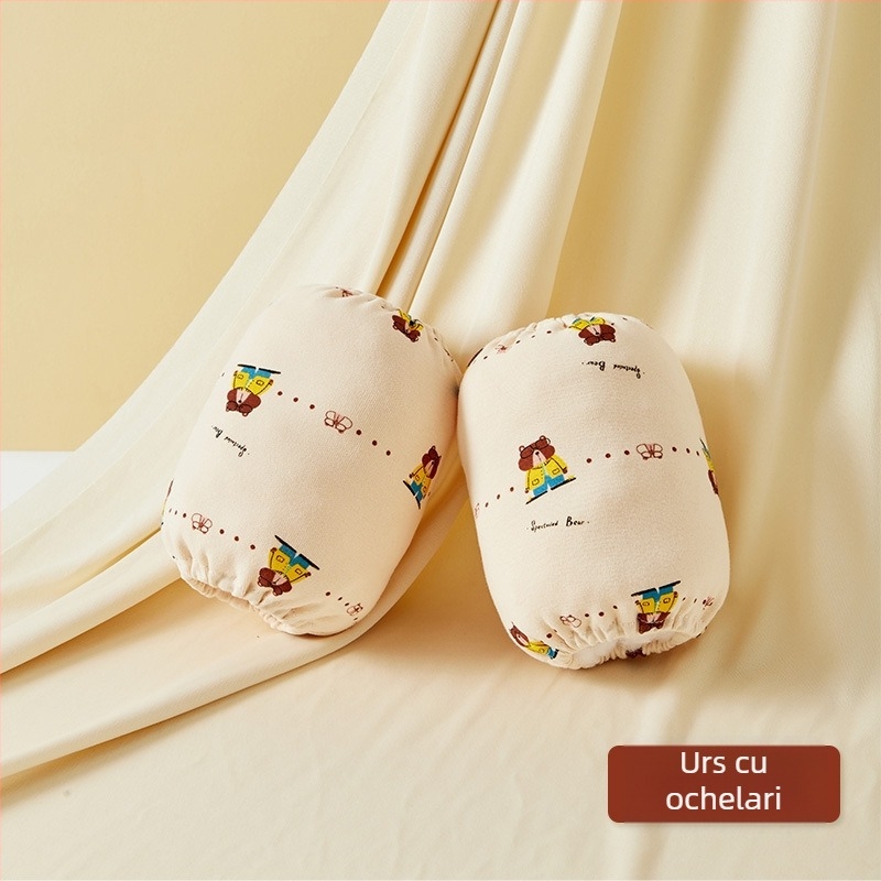 Protecții pentru mâneci pentru copii, din bumbac 100%, anti-murdărie, toamnă-iarnă, model desen animat, pentru vârstele 1-3 și 3-8