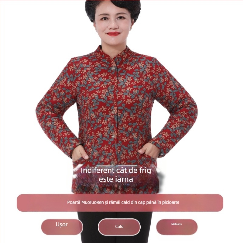 Palton din păr de cămilă, cu umplutură din puf și bumbac, căptușit cu fleece, lungime medie, model color-block, stil elegant retro