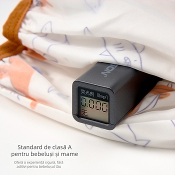 Manșete impermeabile pentru copii cu imprimeu cartoon, material nylon, stil coreean, pentru 1–8 ani, două perechi