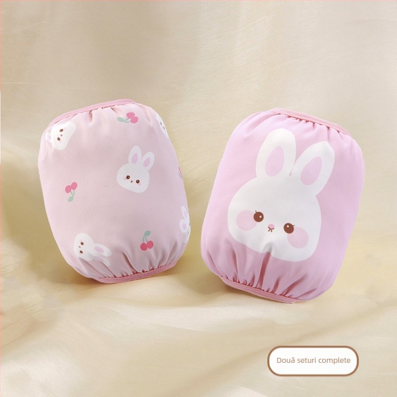 Protecții pentru mâneci copii – impermeabile, toamnă-iarnă, 1–3 ani, poliester, imprimeu desen animat