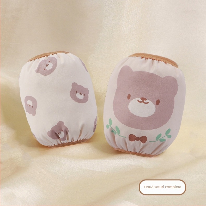 Protecții pentru mâneci copii – impermeabile, toamnă-iarnă, 1–3 ani, poliester, imprimeu desen animat