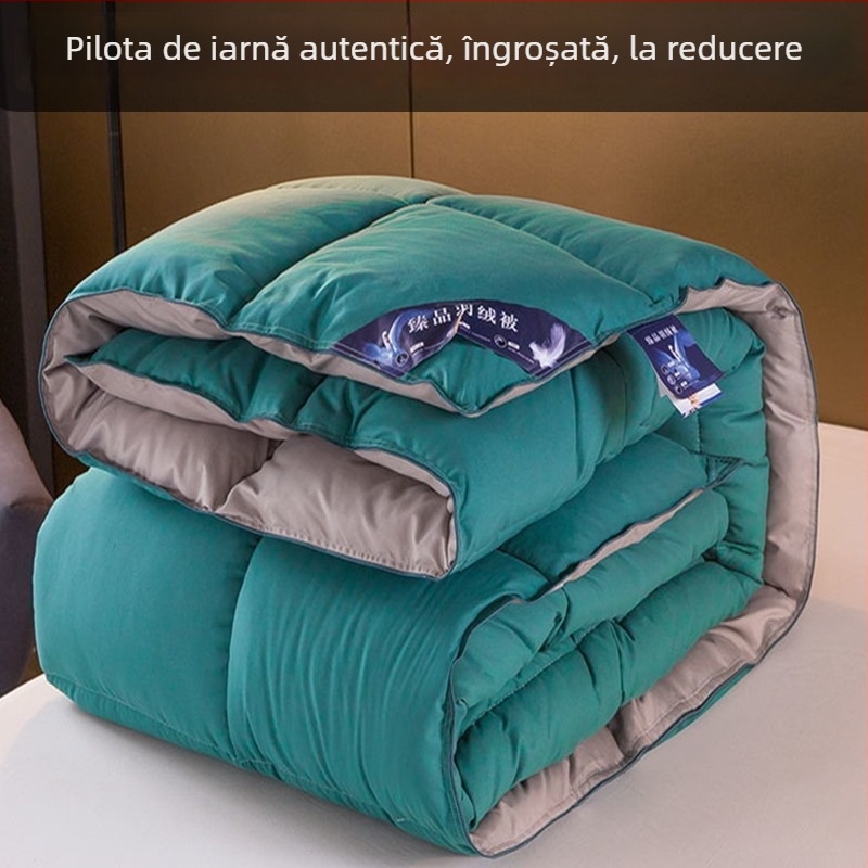 Beizun cuvertură din puf de gâscă alb, 100%, pentru toate cele patru anotimpuri