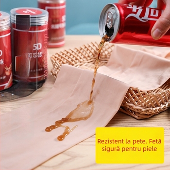 Colanți din nylon cu șosete integrate, subțiri, culoare solidă, ridicare șolduri, modelare siluetă, anti-frecare, design dintr-o singură piesă