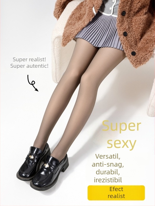 Colanți All-in-One cu talie înaltă, căptușiți cu fleece, 70–80% nailon / <30% spandex