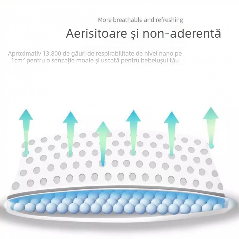 Pantaloni de tip pull-up pentru bebeluși, aerisiți, unisex, potriviți pentru greutate 17 kg+