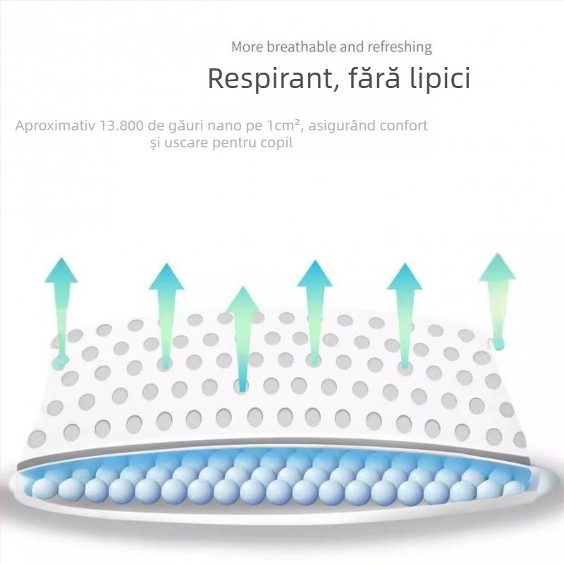 Pantaloni de tip pull-up pentru bebeluși, aerisiți, unisex, potriviți pentru greutate 17 kg+