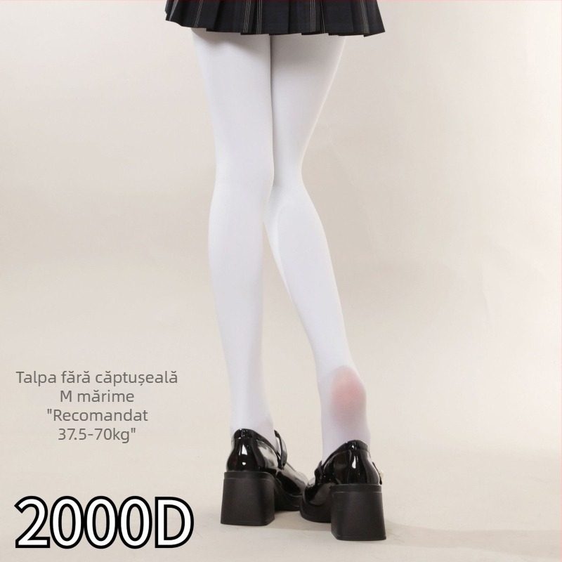 Colanți cu căptușeală de catifea, groși și calzi, subțiază vizual picioarele (Material: catifea; Căptușeală: fleece; Grosime: groasă; Funcții: încălzire, subțiere vizuală a picioarelor)