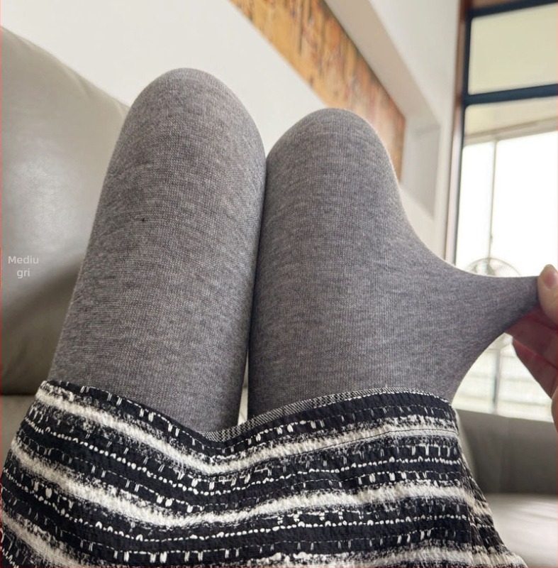 Șosete tricotate pentru femei și colanți dreapți – țesătură amestecată, respirabilă, păstrează căldura, grosime medie, înălțimea tubului: salopetă