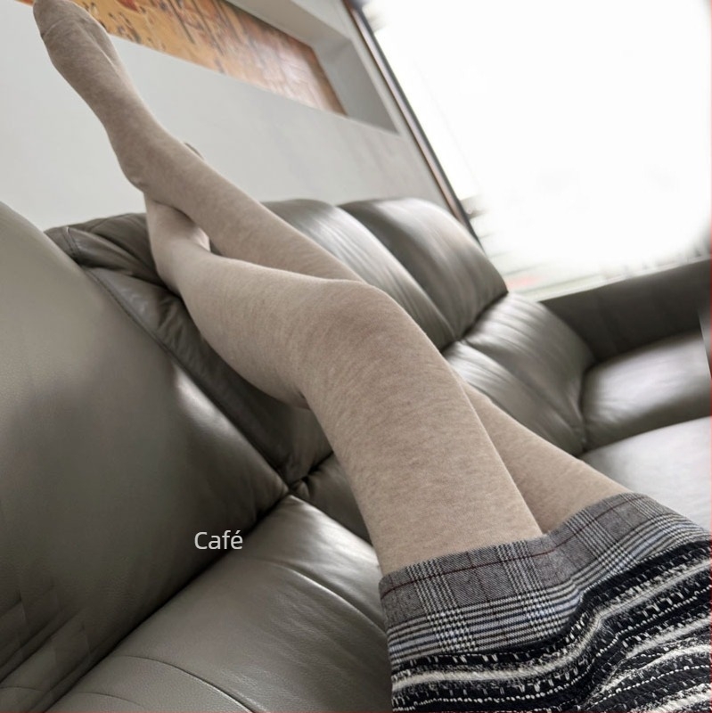 Șosete tricotate pentru femei și colanți dreapți – țesătură amestecată, respirabilă, păstrează căldura, grosime medie, înălțimea tubului: salopetă