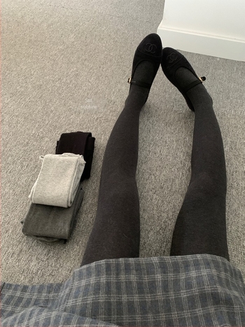 Colanți cu picioare, tricot elastic, 70–80% poliester, groși, pentru iarnă 2025