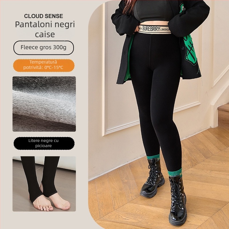 Pantaloni de iarnă pentru femei din nylon și spandex, căptușiți cu fleece, stil salopetă, elasticitate ridicată