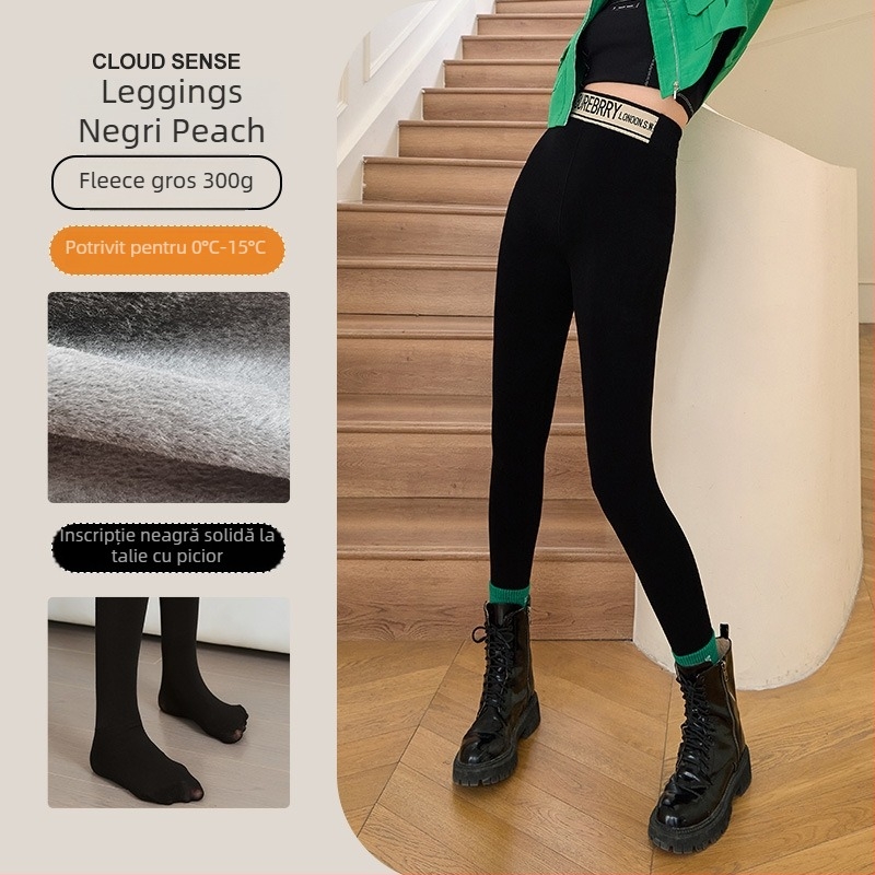 Pantaloni de iarnă pentru femei din nylon și spandex, căptușiți cu fleece, stil salopetă, elasticitate ridicată