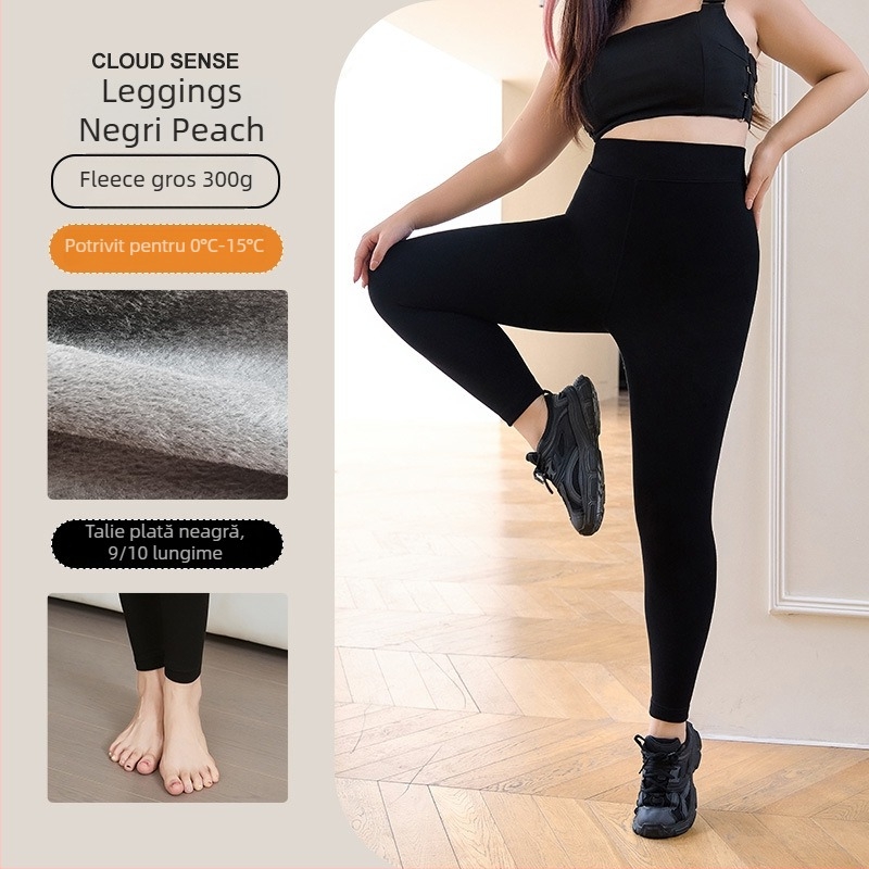 Pantaloni de iarnă pentru femei din nylon și spandex, căptușiți cu fleece, stil salopetă, elasticitate ridicată