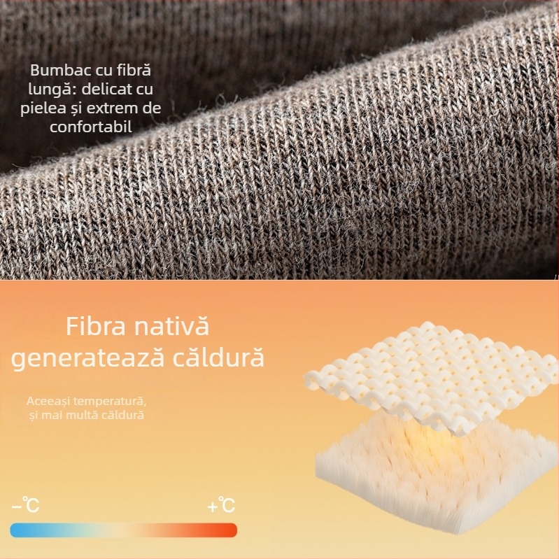 Colanți damă din bumbac cu căptușeală fleece, gri groși pentru toamnă și iarnă, versatili cu micro-cashmere, cu picioare