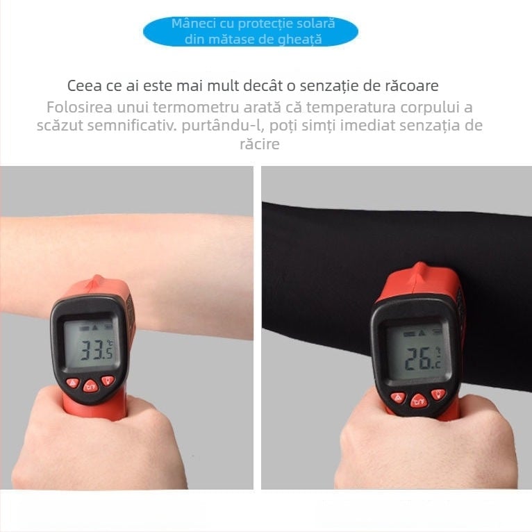 Manșete pentru picioare pentru ciclism, protecție solară, respirabile, rezistente la vânt (ice silk nylon, unisex)