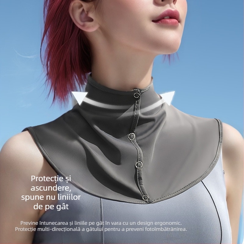 Rydo eșarfă de protecție solară pentru gât, țesătură nylon, conținut 71–80%, protecție solară, stil urban