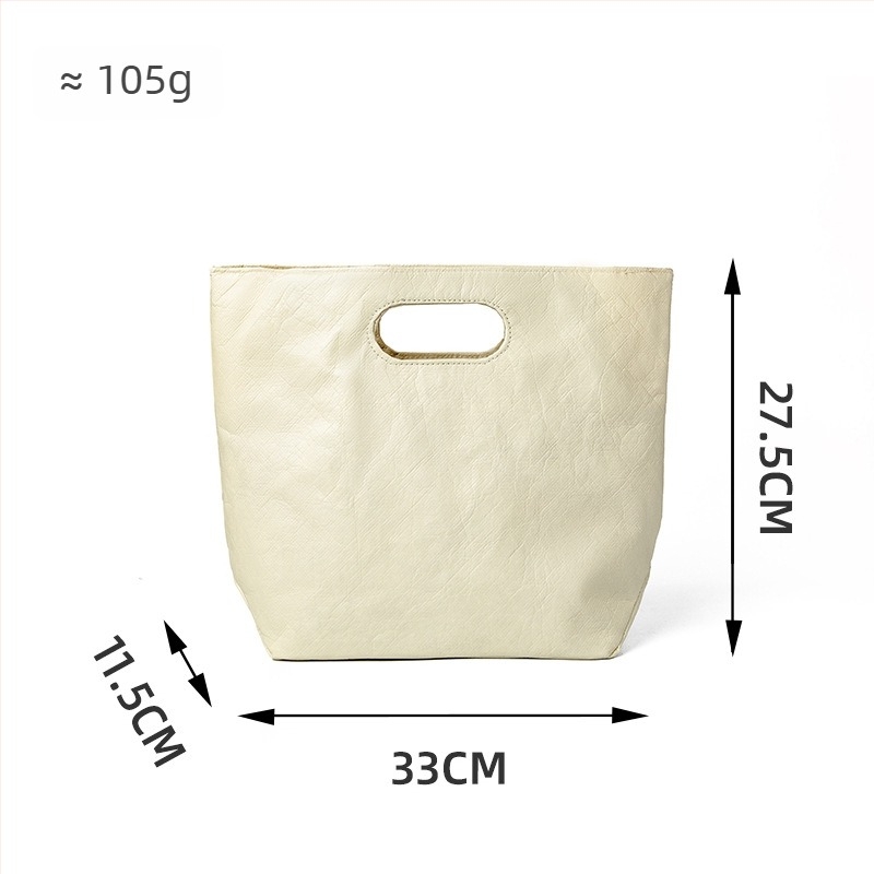 Geantă cadou din hârtie DuPont, cu închidere magnetică, interior căptușit cu buzunar cu fermoar, logo personalizabil, stil vintage