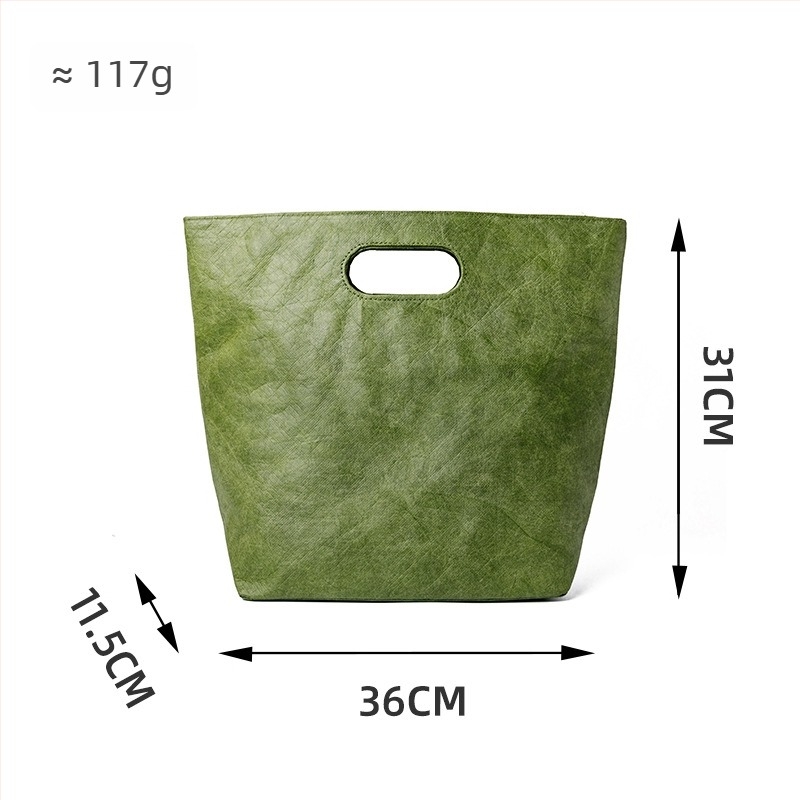 Geantă cadou din hârtie DuPont, cu închidere magnetică, interior căptușit cu buzunar cu fermoar, logo personalizabil, stil vintage