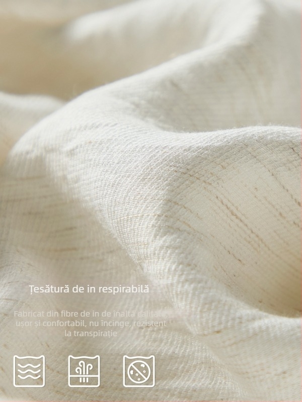 Cămașă din amestec de viscoză, nailon și in, cu textură naturală; mâneci lungi; croială mulată; guler ascusit; uni; buzunar decorativ (67% viscoză, 21% nailon, 12% in)